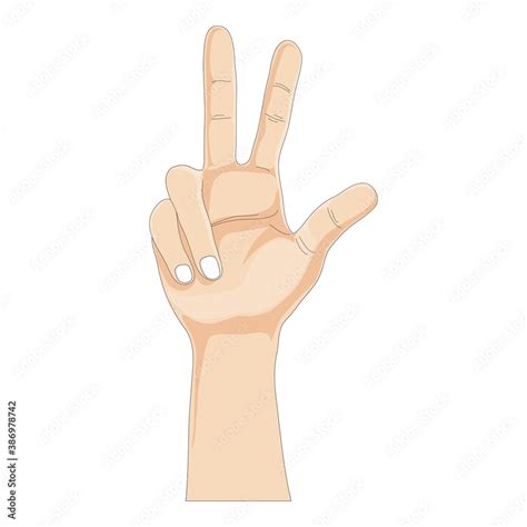 Three Finger Sign