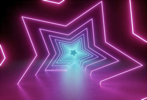 Buy Leowefowa X Ft Let S Glow Neon Party Backdrop Vinyl Futuristic