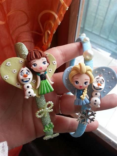 Polymer Clays Fimo Clay Porcelain Clay Cold Porcelain Frozen Fever Party Chibi Biscuit