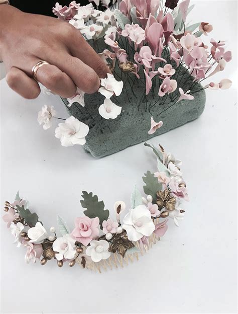 Curso De Flores De Porcelana Materiales Para Tocados