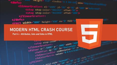 Modern HTML Crash Course Attributes Lists And Links In HTML Part