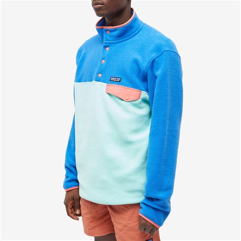 Patagonia Lightweight Synch Snap T Pullover Fleece Early Teal End
