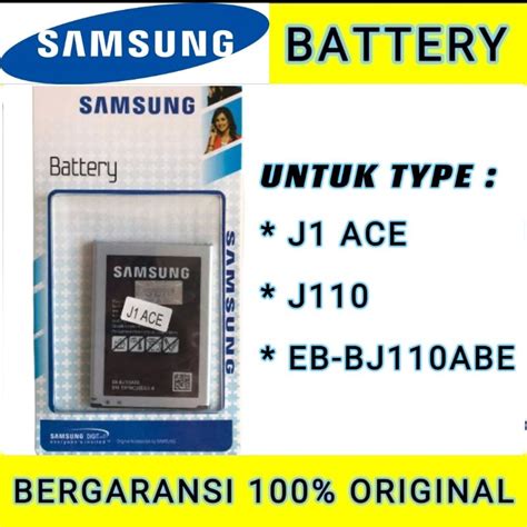 Jual Baterai Samsung J1 Ace J110 EB BJ110ABE BJ110BBE 100 Original