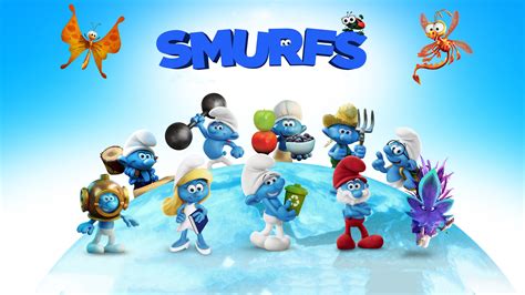 Smurfs The Lost Village Movie K Wallpapers Hd Wallpapers Id