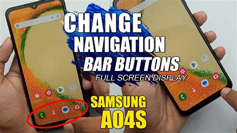 How To Change Navigation Bar Buttons Samsung Galaxy A S Youtube