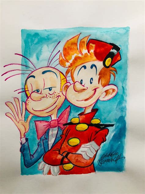 Sommacal Giorgio Original Drawing Spirou Et Fantasio Catawiki