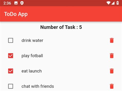 Simple Todo List App Made With Flutter