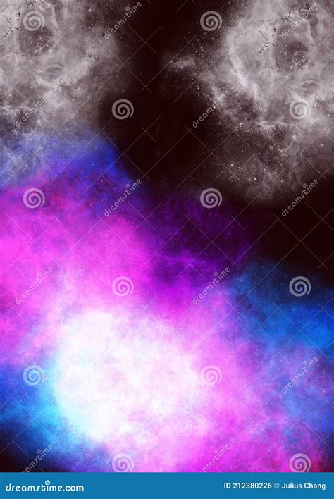 Infinite Space Background With Nebulas And Stars Stock Photo Image Of