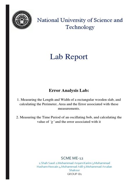 Error Analysis Pdf Observational Error Accuracy And Precision