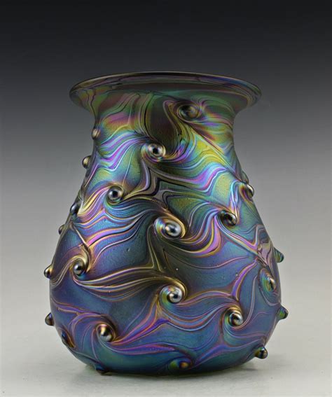 Amazing Bohemian Loetz Art Noveau Style Iridescent Vase Jan 25 2015 Imperial Auction Art