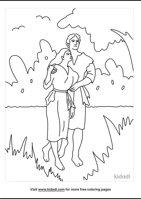 Garden Of Eden Coloring Pages Printable