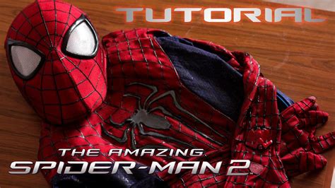 COMO HACER EL TRAJE DE THE AMAZING SPIDER MAN 2 COSPLAY REPLICA YouTube