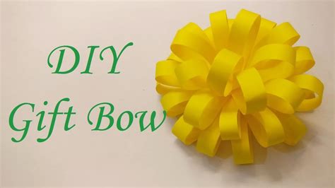 How To Make Easy Paper Bow Kako Napraviti Masnu Od Papira Poklon