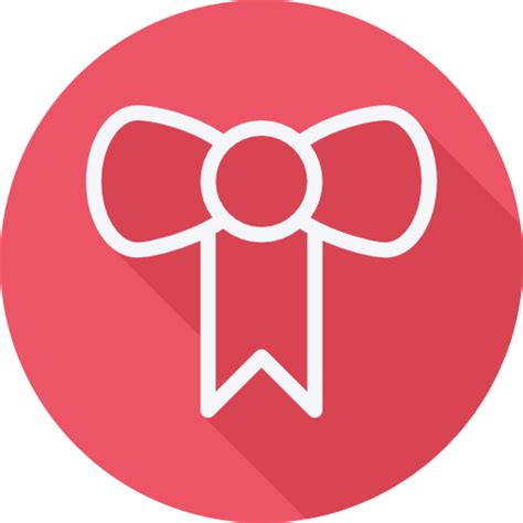 Bow Cursor Creative Flat Circular Icon