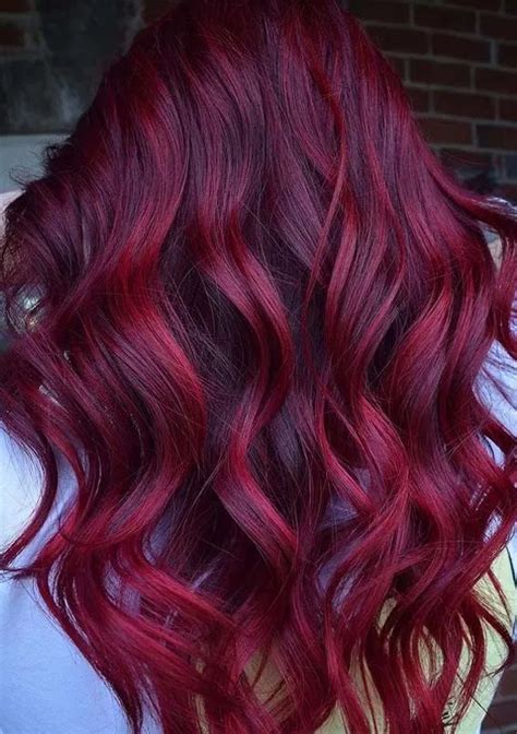 Crimson Red Hair Colour Nathanial Maxey