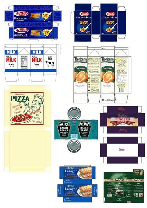 Printable Barbie Food Labels