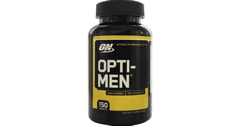 Optimum Nutrition Opti-Men 150 Tablets • Se priser