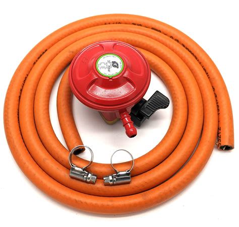 Igt Bbq / Patio Gas 27Mm Gas Regulator & 1 Metre Hose Kit 5 Year Warranty - Huddersfield Gas