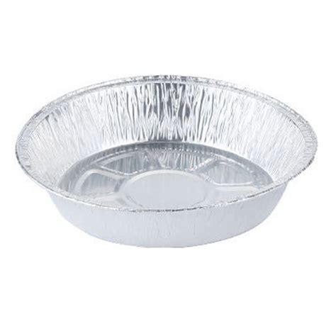 Aluminum Foil Plate Round Disposable Recyclable Containers With