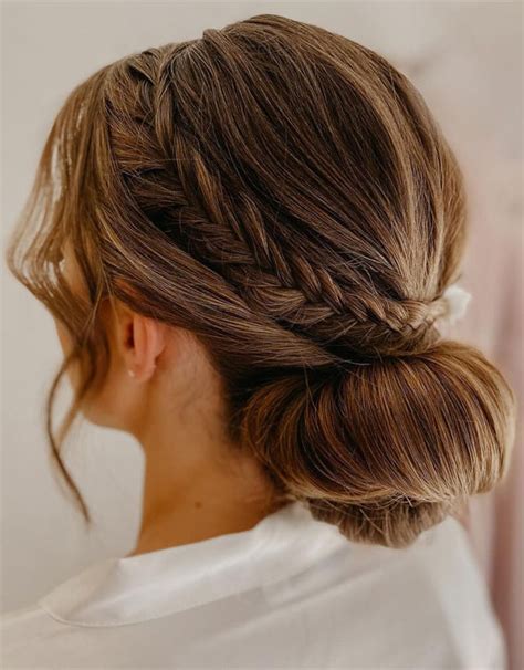 Prom Hairstyles Low Bun