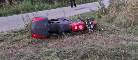 Śmiertelny wypadek niedaleko Ełku Wjechał motorem w beton 41 latek