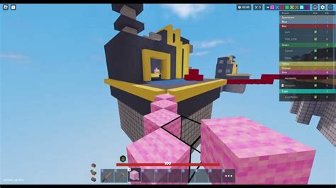 Gameplay Of Roblox Bedwars Doubles Youtube