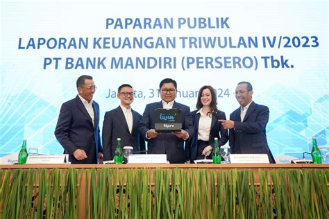 Bank Mandiri Cetak Laba Bersih Rp Triliun Di