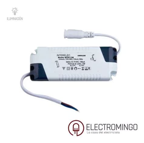 Driver Fuente Transformador Plaf N Panel Led W Interelec En Venta En