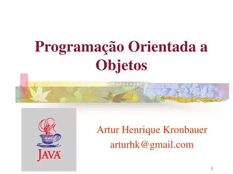 PPT Programação Orientada a Objetos PowerPoint Presentation free