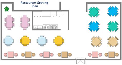 Restaurant Seating Chart Template