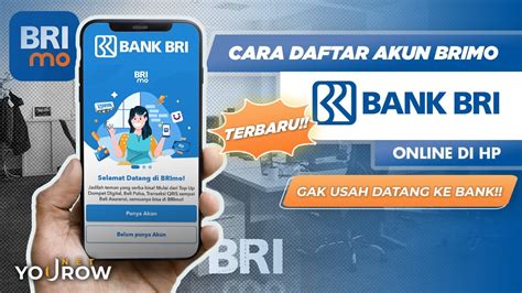 Cara Daftar BRImo Online Lewat HP Tanpa Ke Bank TERBARU YouTube