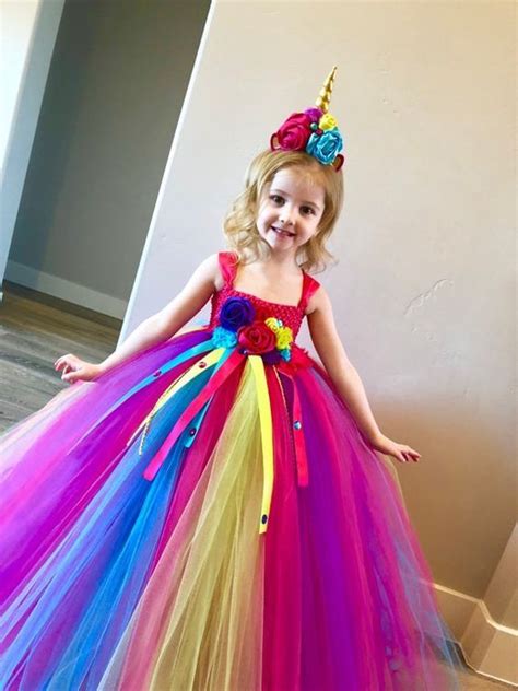 Disfraz Unicornio Unicorn Birthday Outfit Girls Dresses Dress