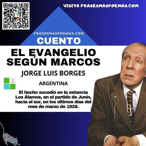 El Evangelio Seg N Marcos De Jorge Luis Borges Cuento Breve