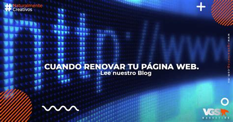 Cuándo renovar tu página web VGS Marketing