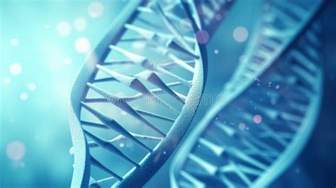 Human Structure Of DNA Researches Of Chromosomes AI Generated Stock