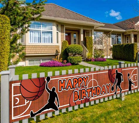 Buy Large Basketball Birthday Banner Basketball Birthday Party