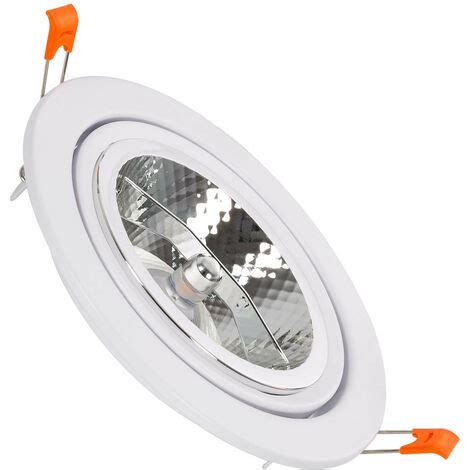 Foco Downlight LED 15 W Direccionable Circular AR111 Corte Ø120 mm