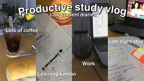 A Productive Weekend Study Vlog Learning Korean Study Tips Note