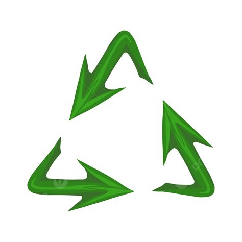 Cute Green Recycle Or Recycling Arrows Vector Green Recycle Environment Png And Vector With