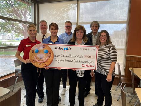 CMOW To Receive 49 849 From Record Breaking Tim Hortons Smile Cookie