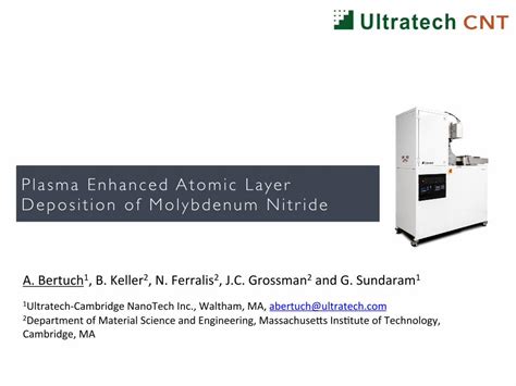 PDF Plasma Enhanced Atomic Layer Deposition Of Molybdenum PDF