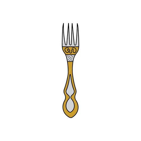 Fancy Fork Drawing