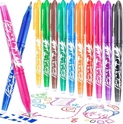 Domaxwill Stylos Effa Able Couleurs Stylo Effacable Stylo Gel