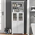 Amazon Tiptiper Tall Bathroom Storage Cabinet Large Floor Cabinet