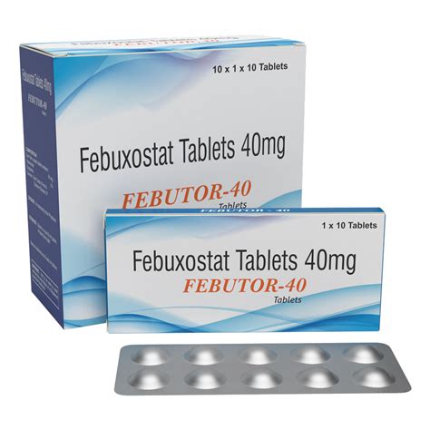 Febuxostat 40 Mg Tablets At Rs 910box Uloric In Nagpur Id 19349335573