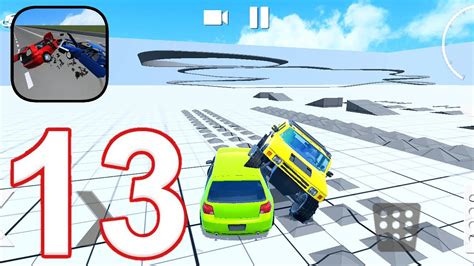 Car Crash Simulator Accident Grid Test Map Gameplay Walkthrough Car