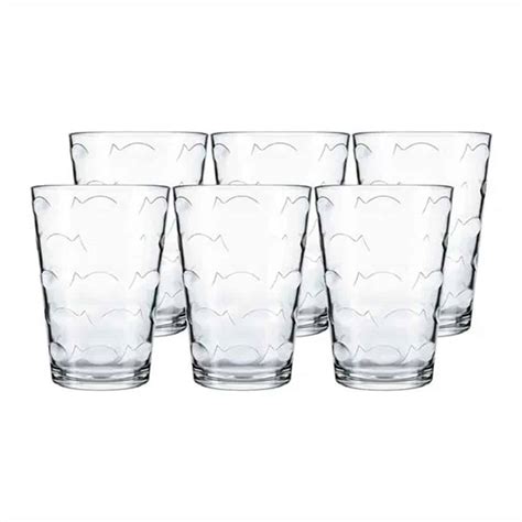 Vaso Vidrio Multiuso Nadir 280 Ml Laguna X6 Unid Bazar Grupo Dos