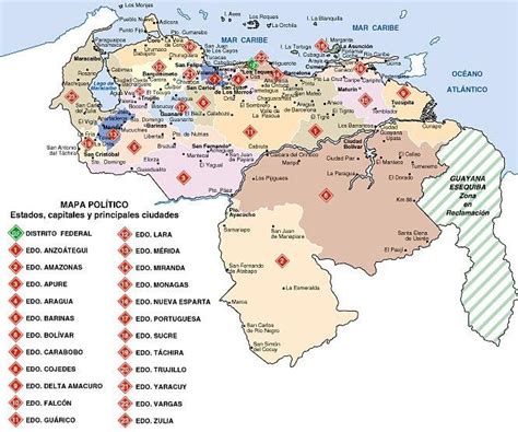 DIBUJOS DEL MAPA DE VENEZUELA