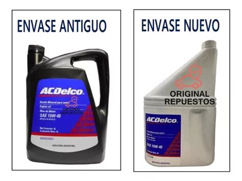 Kit Filtros Aceite 15w40 Acdelco Chevrolet Agile 1 4 En Venta En