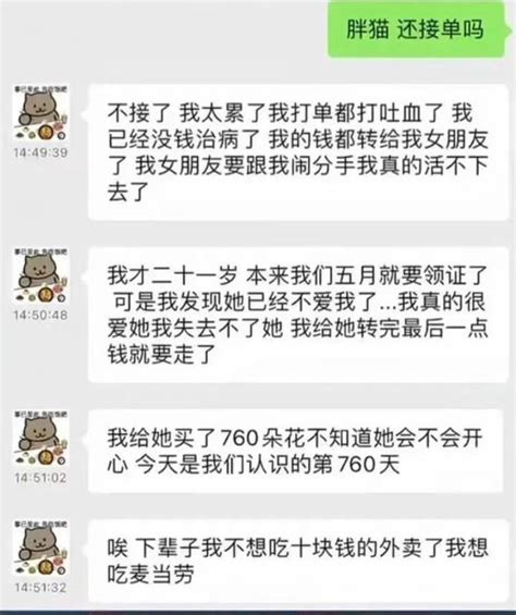 新聞 想吃麥當勞！2年被女友榨乾227萬遭甩 中國21歲癡情陪玩「胖貓」投江自盡網友齊點餐 看板 Cchat Mo Ptt 鄉公所